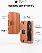 Acasis Magnetic 10Gbps USB-C Docking Station With M.2 NVMe SSD Enclosure