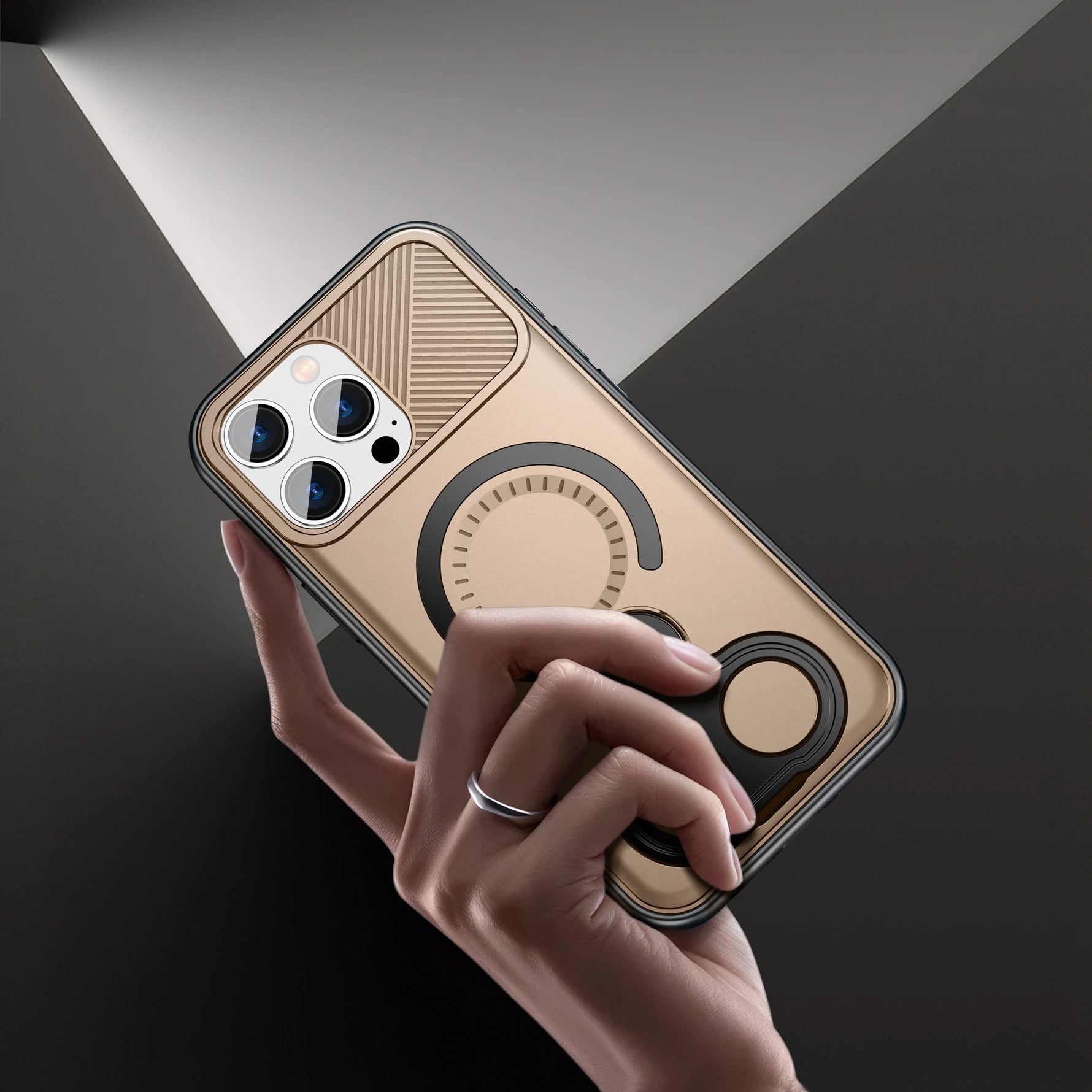 Heavy Duty MagSafe Case with Rotating Stand for iPhone 15 Series