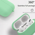 Inner Flocking Silicone and PC Keychain Case for AirPods Pro 2