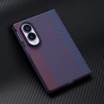 Ultra-Thin Carbon Fiber Pattern Case with Glass Film for Samsung Galaxy Z Fold 8