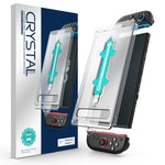 Clear protective case for Nintendo Switch with packaging displaying brand name.