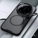 Xiaomi 17 Ultra Magnetic Protective Case with Lens Cover and Stand