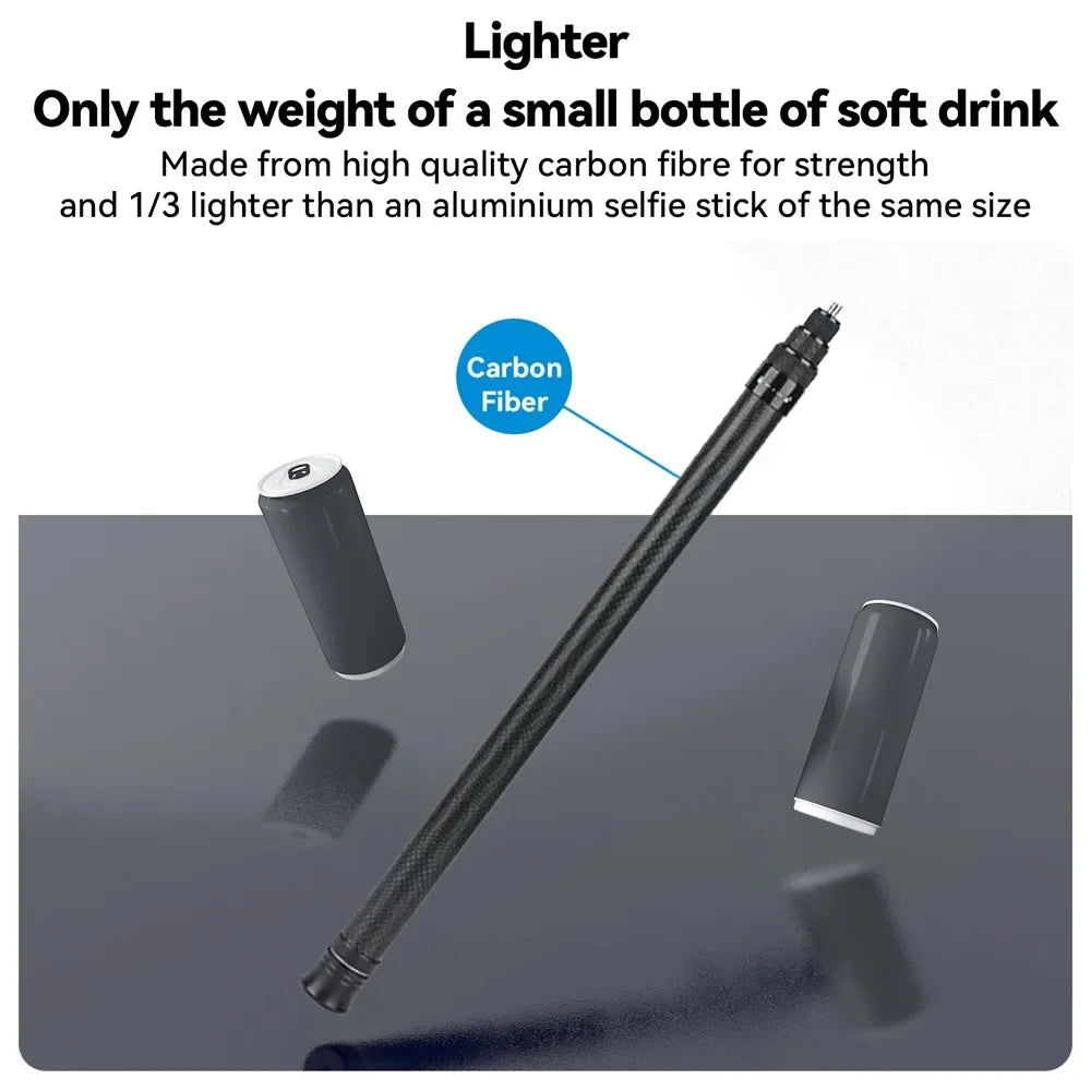 3M Carbon Fiber Selfie Stick for Action Cameras