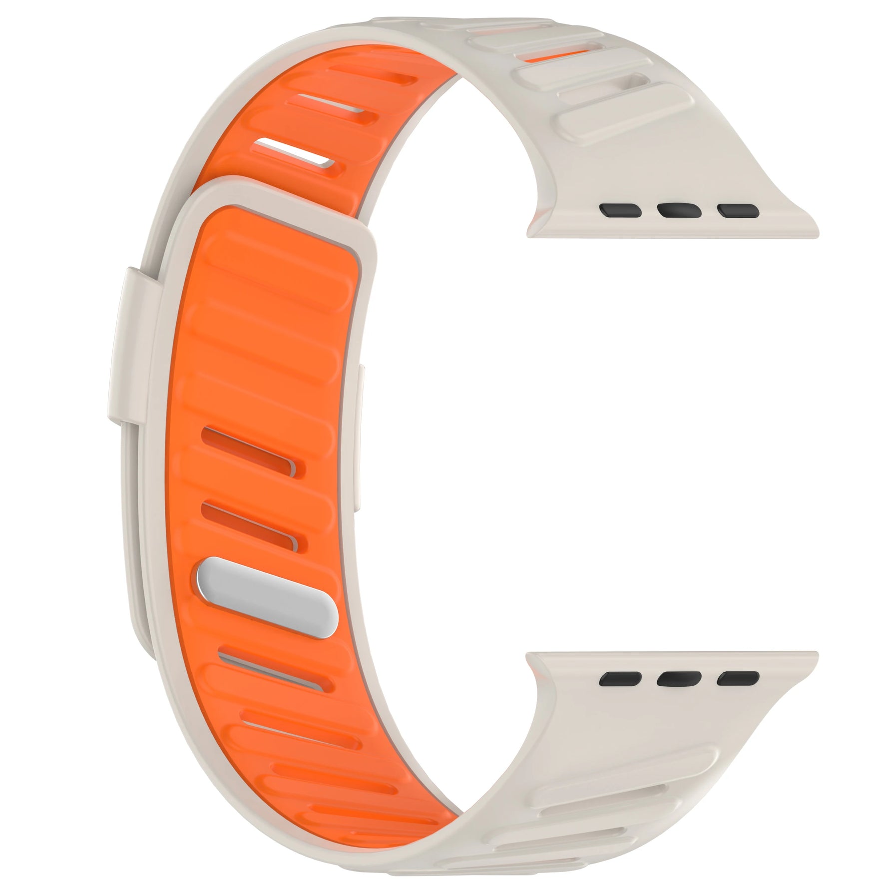 Silicone Slanted Buckle Sport Band for Apple Watch