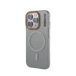 Sleek Frosted Barcode MagSafe Case for iPhone 16 Series