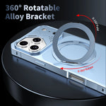 Aluminum Alloy MagSafe Case with 360° Rotating Bracket for iPhone 18 Series