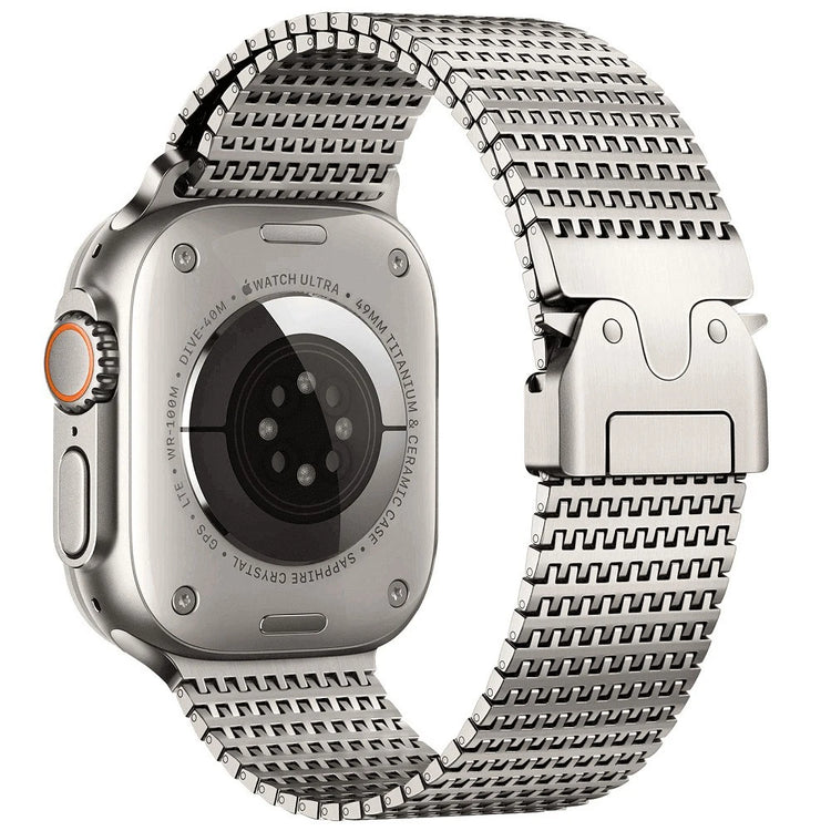 Stainless Steel Mesh Band with Infinitely Adjustable Sliding Mechanism for Apple Watch