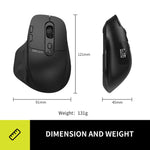 Delux M912DB Ergonomic Multi-Mode Gaming Mouse