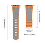 Two-Tone Silicone Sport Band for Apple Watch