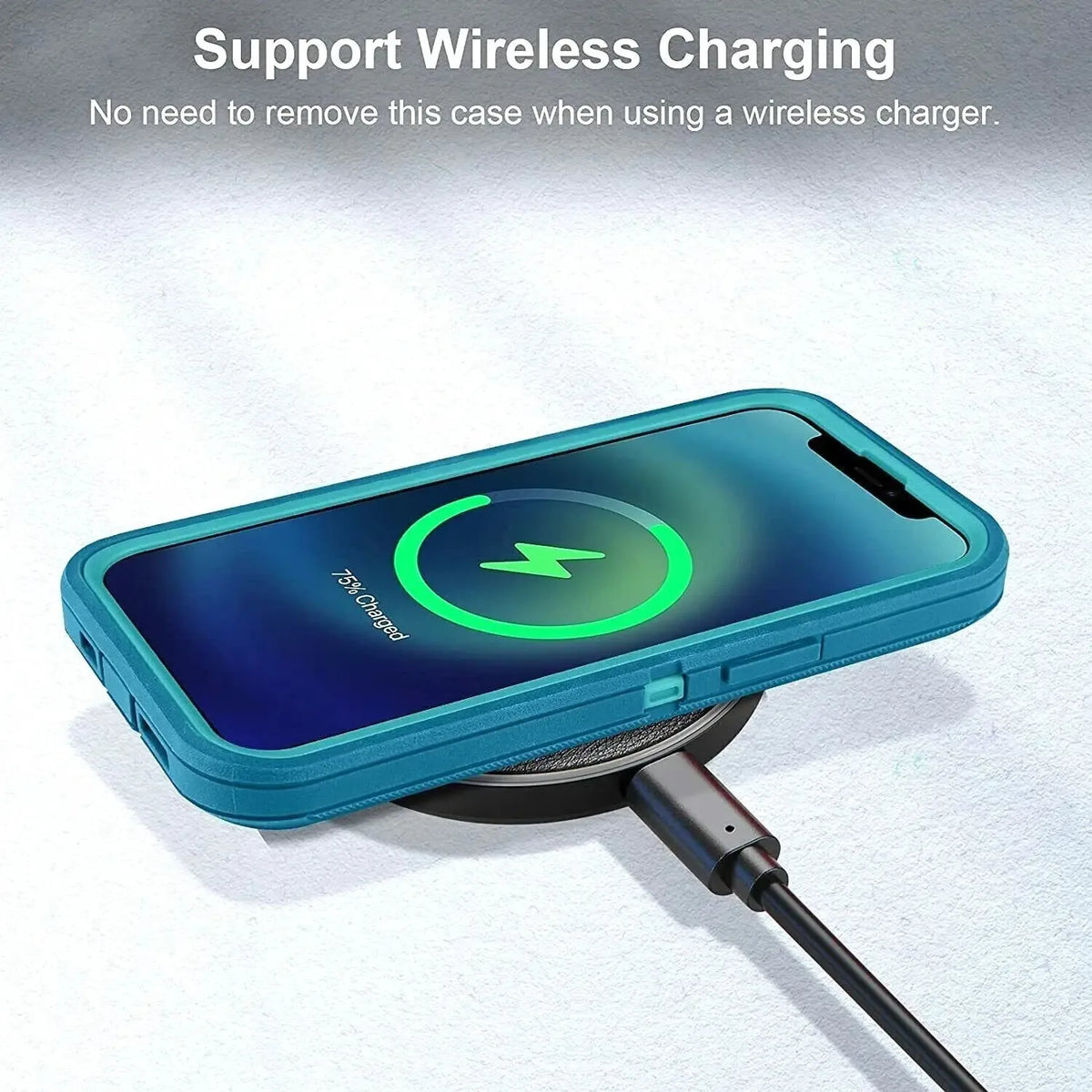 Three-Layer Shockproof Case with Belt Clip for iPhone 16 Series