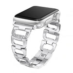 Fashion Sparkling Stone Metal Replacement Band for Apple Watch