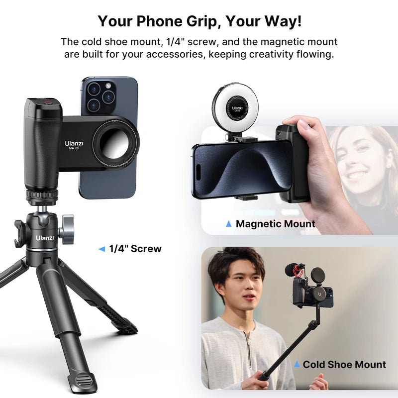 Ulanzi MA35 MagSafe Smartphone Camera Shutter Grip