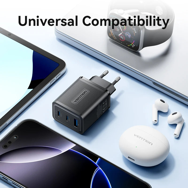 Vention 65W USB-C GaN Charger