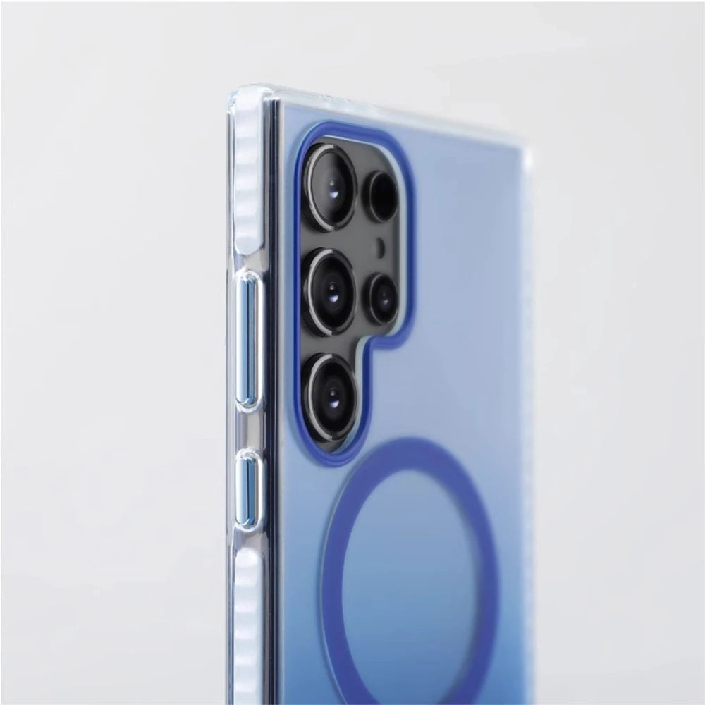 Shockproof Gradient Magnetic Bumper Case for Samsung Galaxy S25 Series
