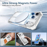 MagSafe Compatible Transparent Case for iPhone 17 Series