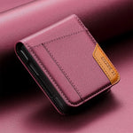 Samsung Galaxy Z Flip 7 Leather Wallet Case