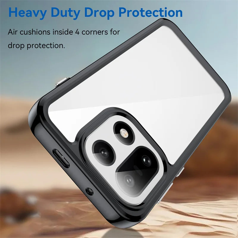 OnePlus 15 TPU Case with Transparent Colorful Clear Back