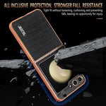 Skin-Feel Crocodile Texture Shockproof Case for Samsung Galaxy Z Flip 6