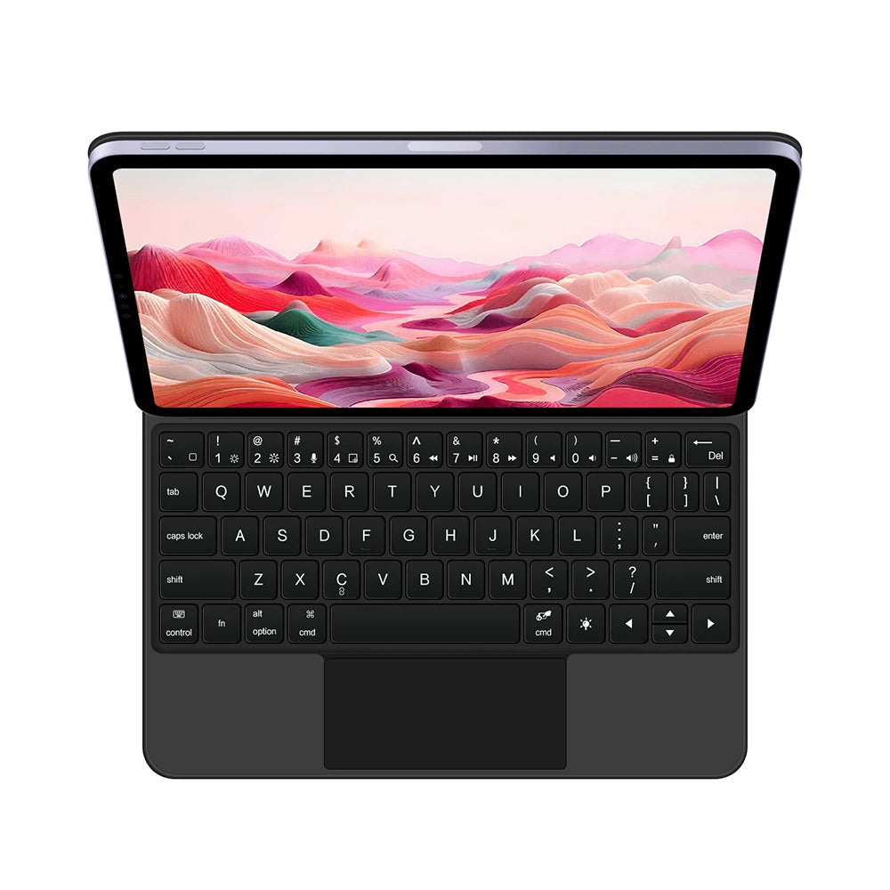 Premium Backlight Touchpad Keyboard for iPad Pro M4 (2024)