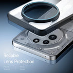 Anti-Fingerprint Transparent PC + TPU Case for Nothing Phone 3a Pro