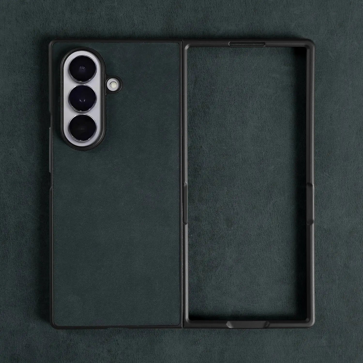 Retro Crazy Horse Genuine Leather Case for Samsung Galaxy Z Fold 7