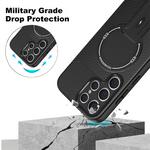 Military-Grade Magnetic Case with Invisible Stand for Samsung Galaxy S25 Series