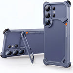 Aluminum TPU Kickstand Case with 90° Adjustable Metal Stand for Samsung Galaxy S26 Ultra
