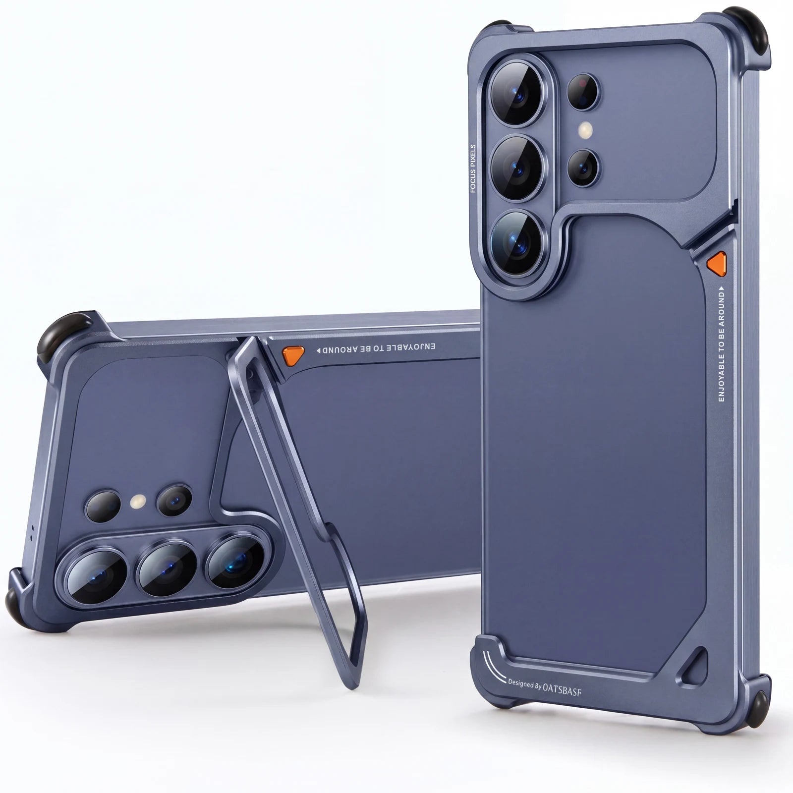 Aluminum TPU Kickstand Case with 90° Adjustable Metal Stand for Samsung Galaxy S26 Ultra