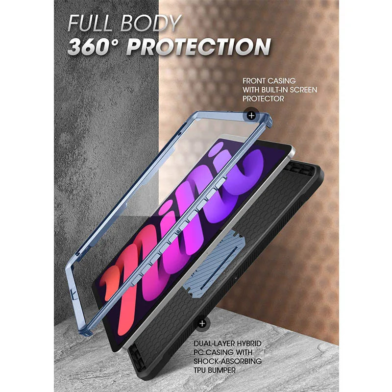 Heavy-Duty Full-Body Rugged Case for iPad Mini 7