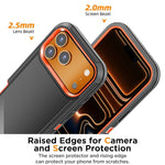 Shockproof Dual-Layer Bumper Case with Raised Edges for iPhone 18 Series