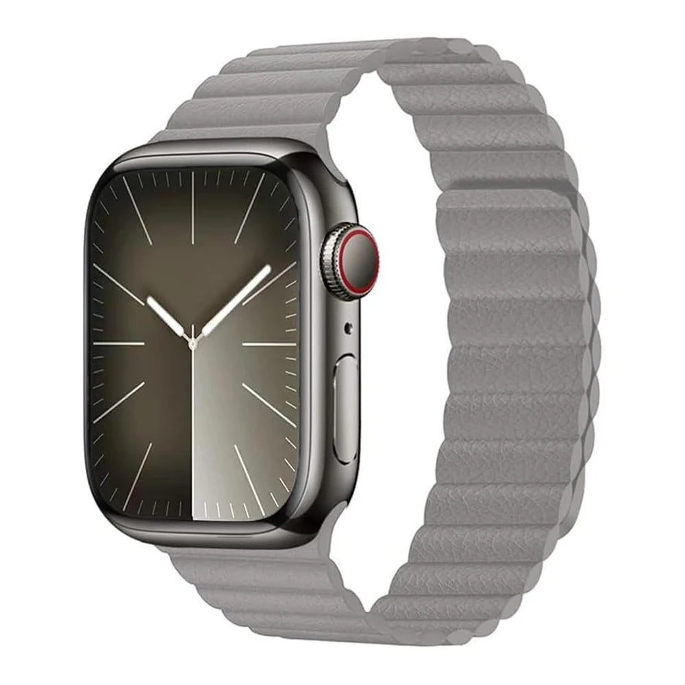 Premium Leather Magnetic Strap for Apple Watch