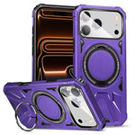 Shockproof MagSafe Case with Built-In Ring Stand for iPhone 17 Series