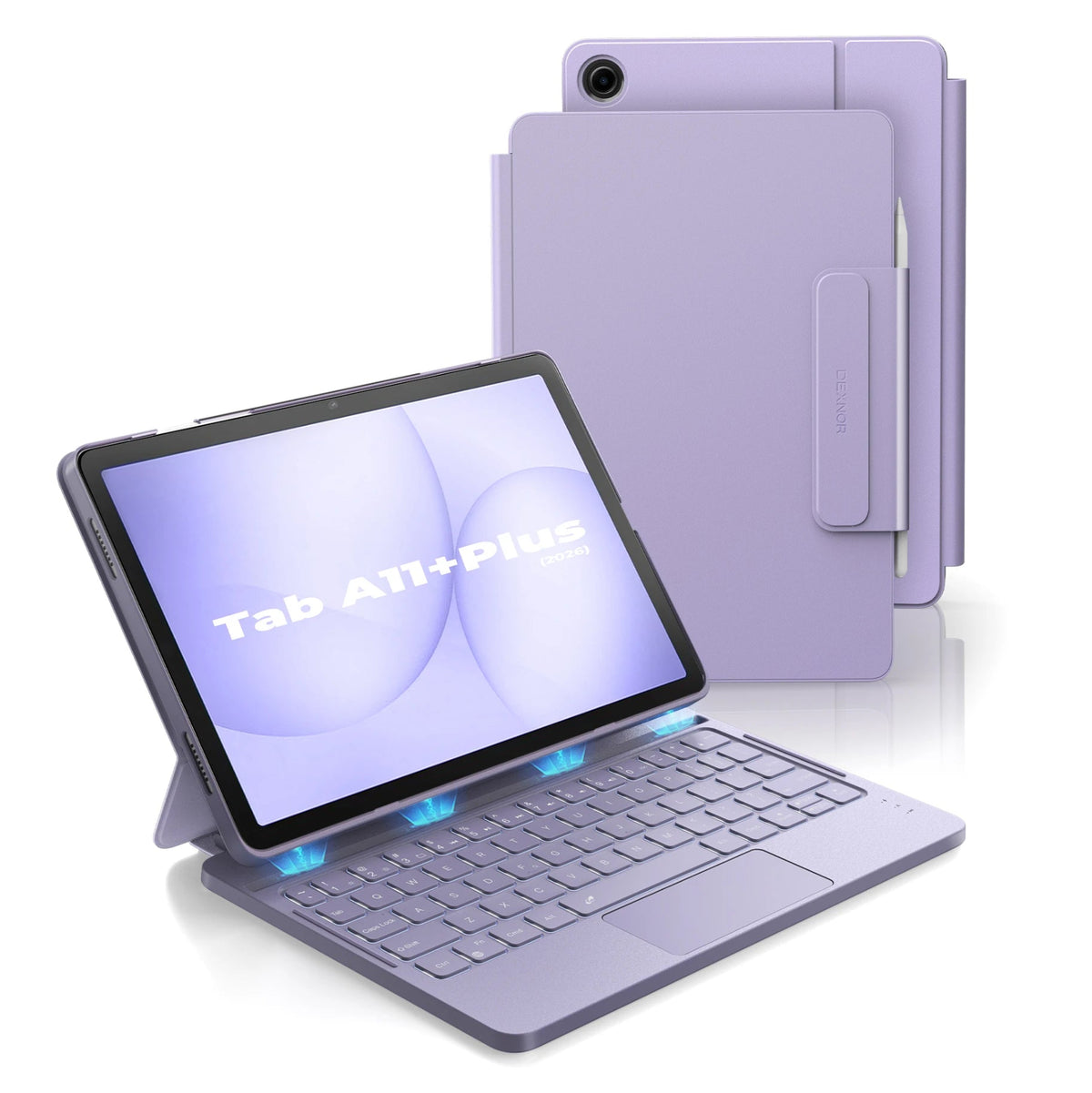 Detachable Magnetic Backlit Keyboard for Samsung Galaxy Tab A11+Plus