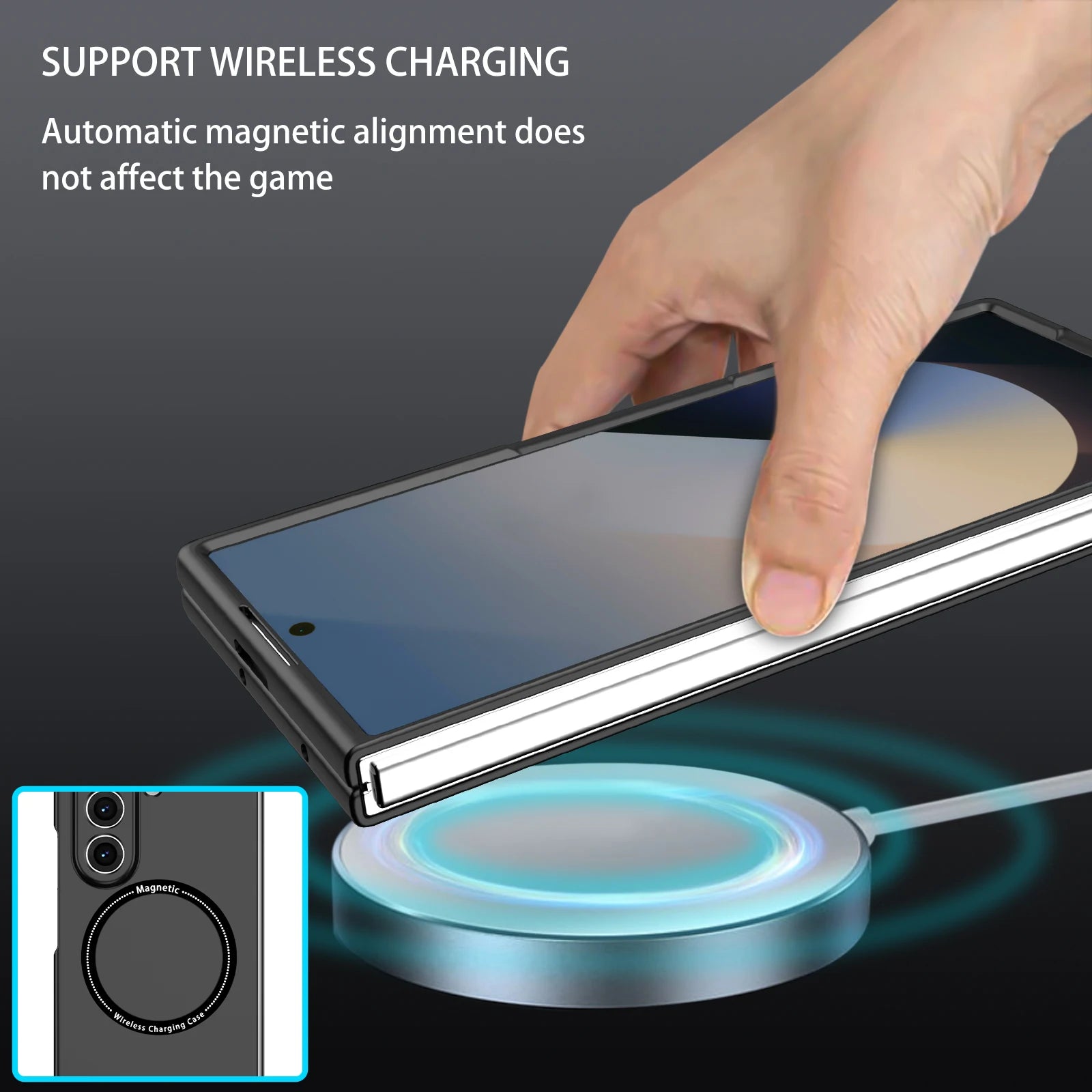 Non-Slip Shockproof Plastic Case for Samsung Galaxy Z Fold 6
