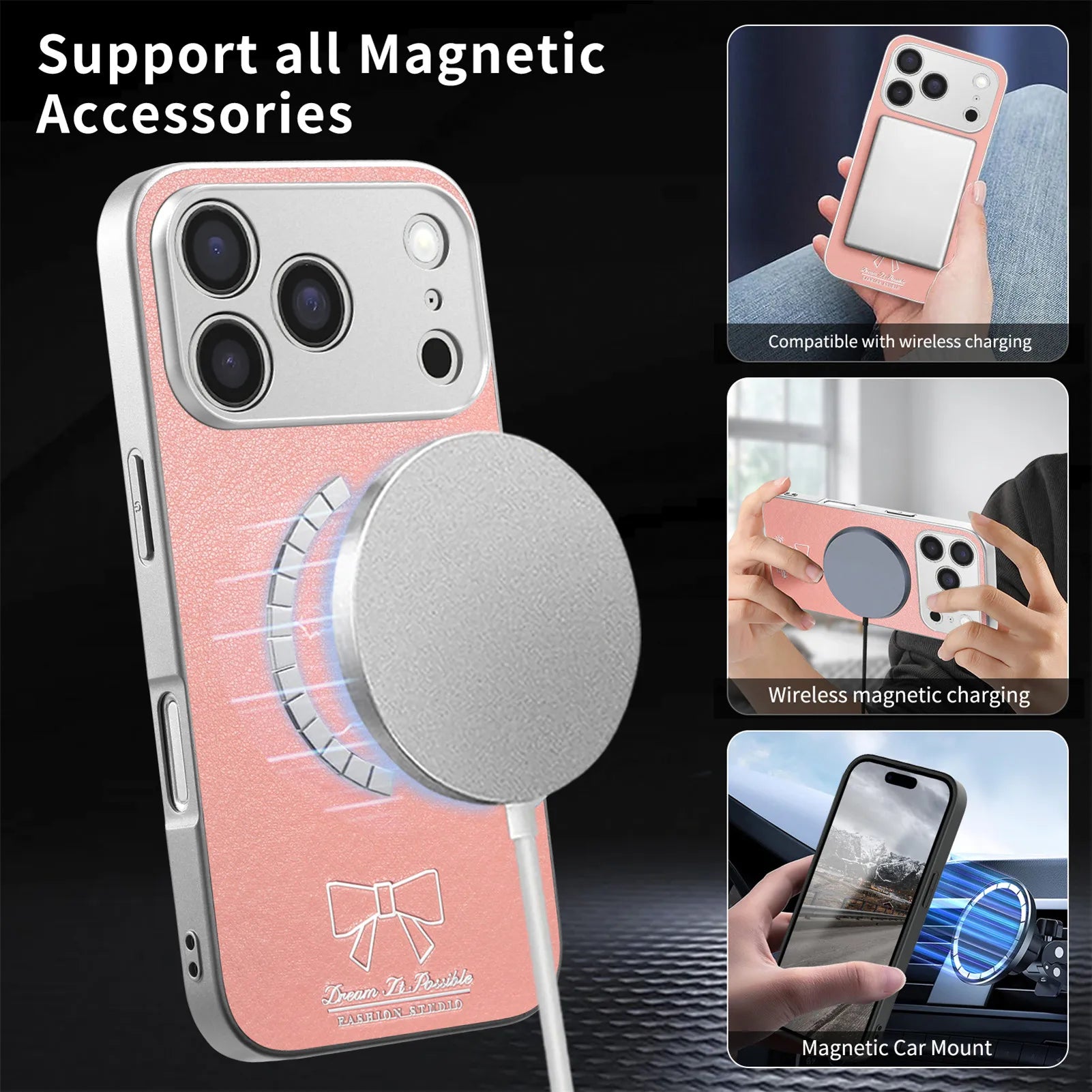 Simple Butterfly Graphic MagSafe Case for iPhone 17 Series