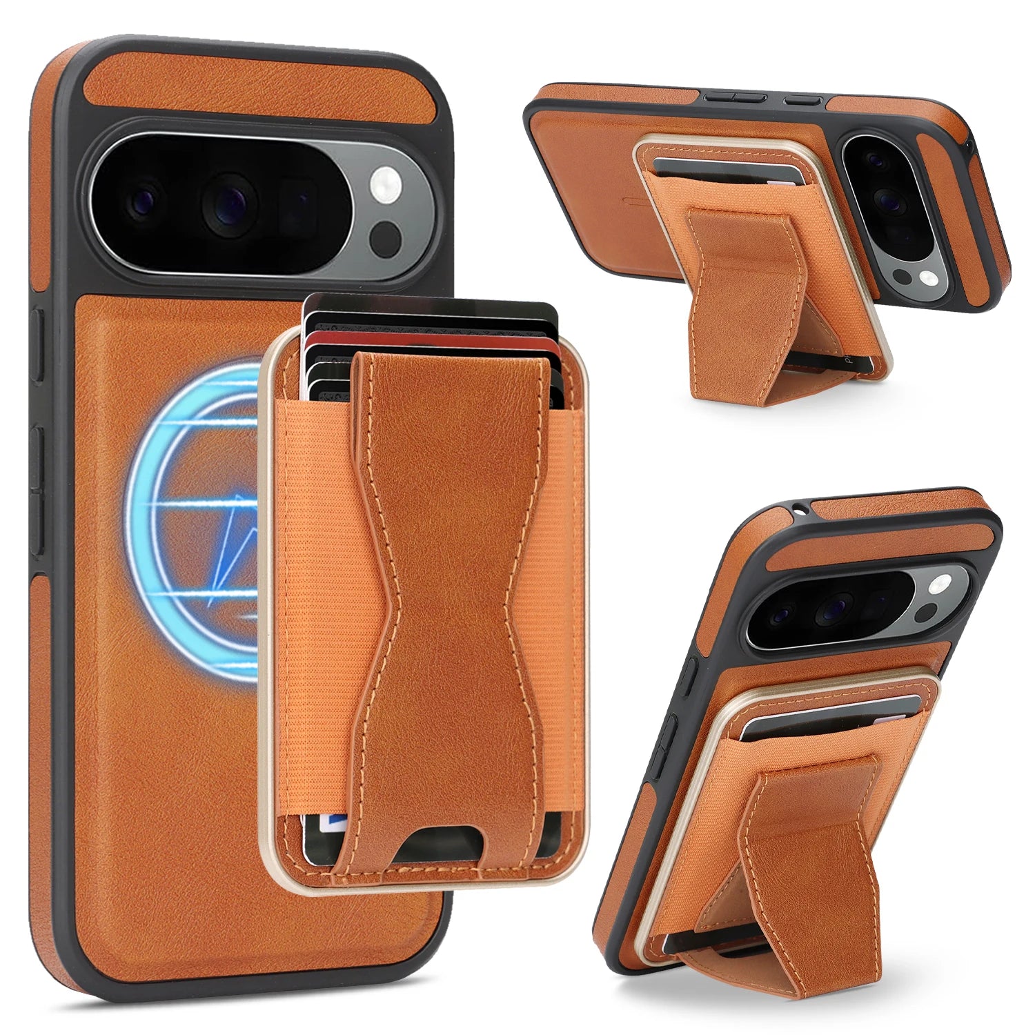 2-in-1 Magnetic Detachable Wallet Case for Google Pixel 9 Series