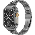 Apple Watch Series 10 Stainless Steel Strap and Case Set