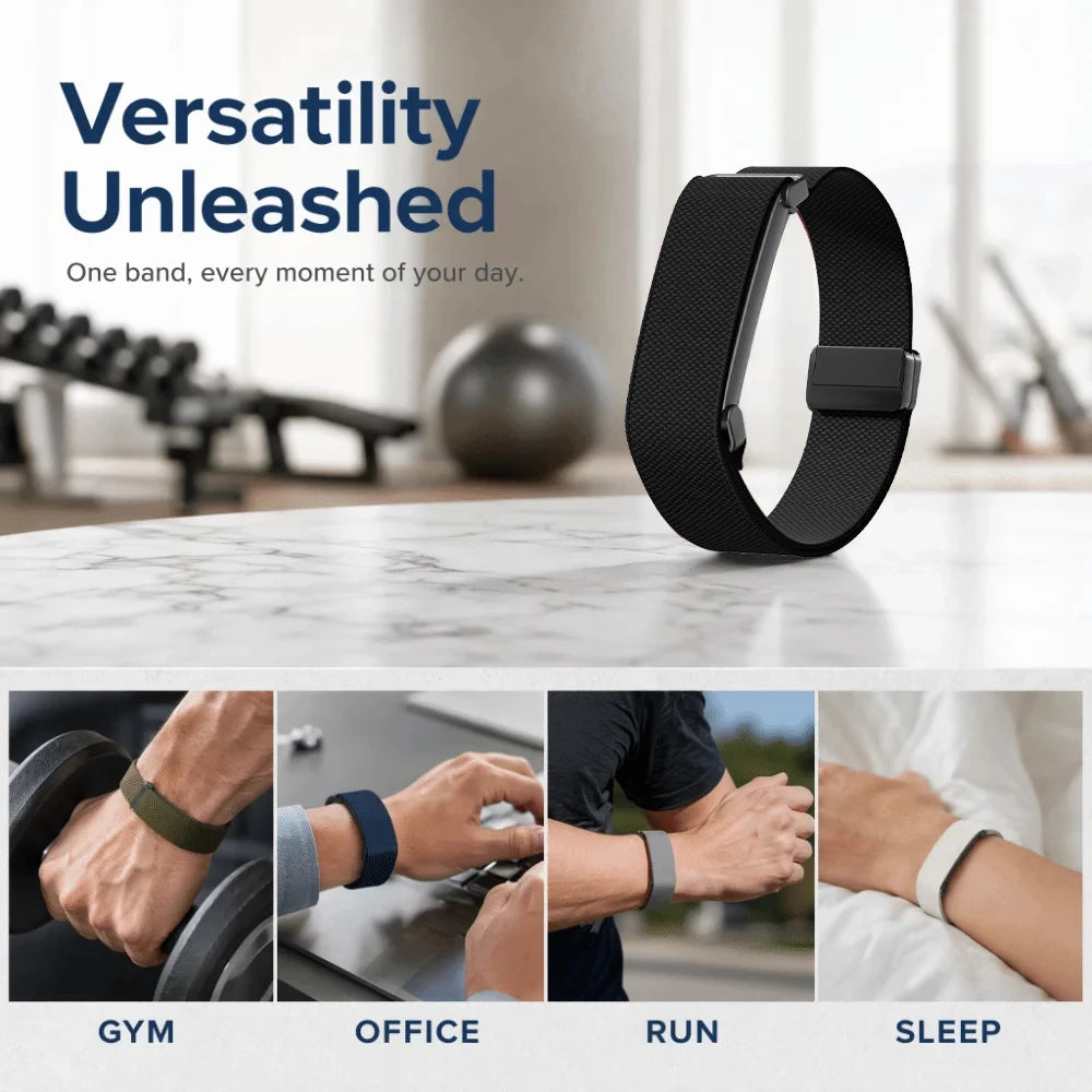 Google Fitbit Air Magnetic Nylon Replacement Band with Metal Frame