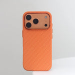 Ultrathin Carbon Fiber Texture MagSafe Case with Alloy Lens Guard for iPhone 17 Pro & iPhone 17 Pro Max