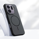 Matte PC Magnetic Case with Circular Magnetic Ring for OPPO Find X9 Series