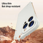 Sandstone Frameless Slim Matte Hard PC Case for iPhone 15 Series