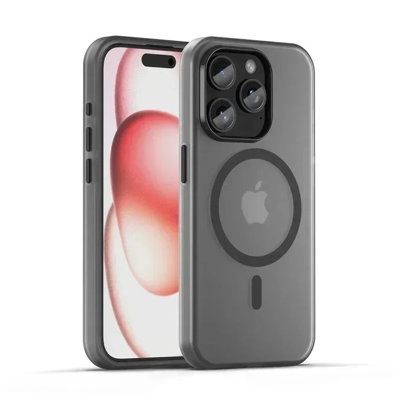 Premium Transparent Matte MagSafe Case for iPhone 16 Series