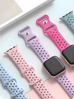 Breathable Sport Silicone Strap for Apple Watch