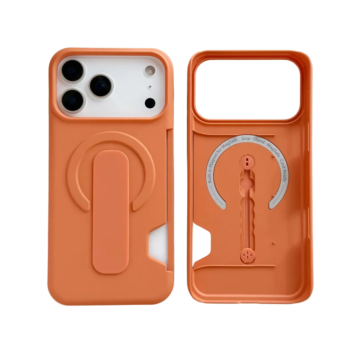Shockproof MagSafe Wallet Case with Card Slot for iPhone 17 Series