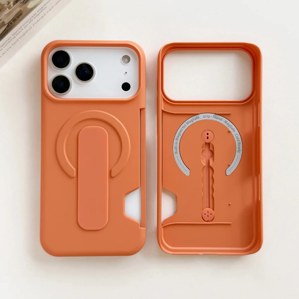 Shockproof MagSafe Wallet Case with Card Slot for iPhone 17 Series