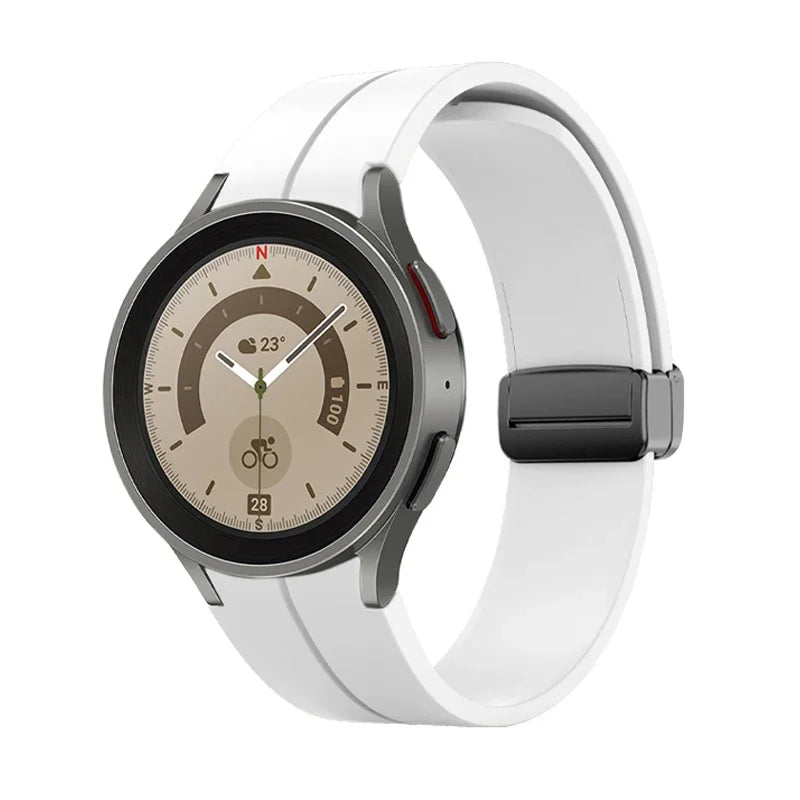 Comfort Silicone Sport Strap with Magnetic Closure for Samsung Galaxy Watch 7