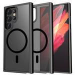 Shockproof Matte Translucent Magnetic Case for Samsung Galaxy S24 Series