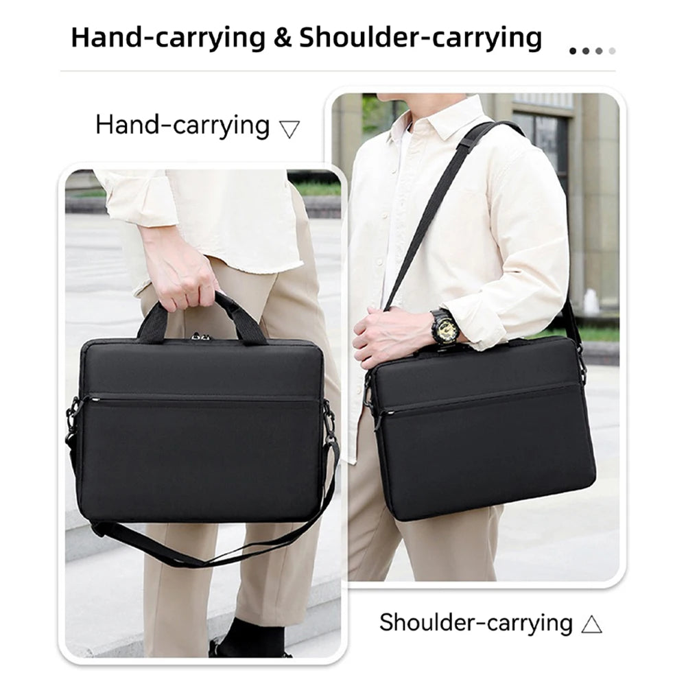 Slim Laptop Shoulder Bag for 15.6