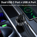 ACEFAST 140W Dual USB-C Car Charger