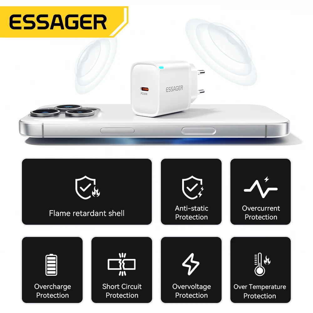 Essager 30W Mini USB-C Charger